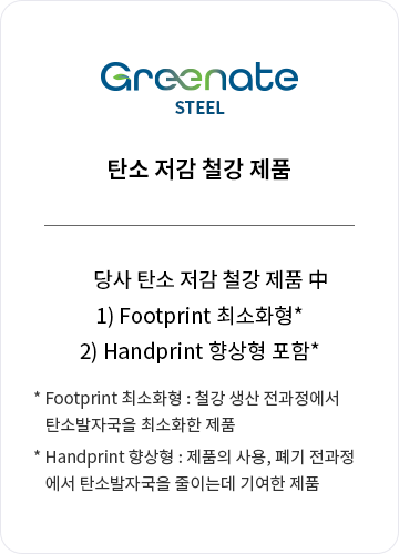 Greenate steel. ź  ö ǰ.  ģȯ ǰ  1)Footprint ּȭ* 2)Handprint  *. Footprint ּȭ: ö   źҹڱ ּȭ ǰ.Handprint : ǰ ,   źҹڱ ̴µ ⿩ ǰ.